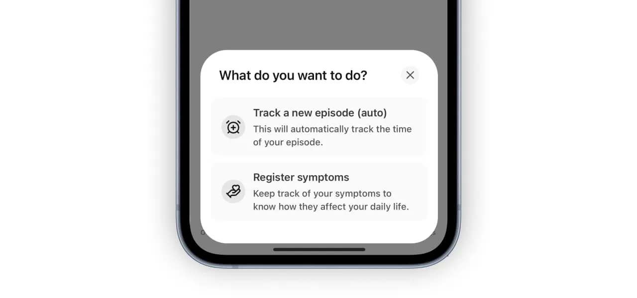 Start a new episode from the home screen